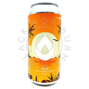 Polly's Brew Co A Late Summer: Idaho 7 Pale Ale 5.6% (440ml can)-Hop Burns & Black