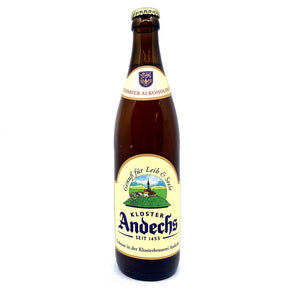 Kloster Andechs Weissbier Alcohol Free 0.5% (500ml)-Hop Burns & Black