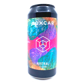 Boxcar Austral IPA 6% (440ml can)-Hop Burns & Black