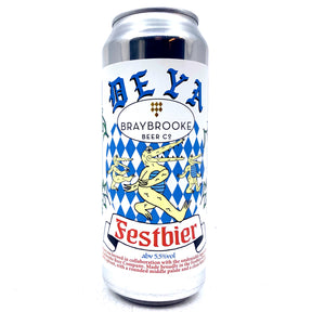 DEYA x Braybrooke Festbier 5.5% (500ml can)-Hop Burns & Black