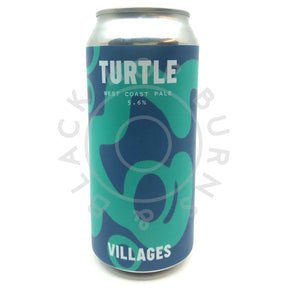 Villages Turtle West Coast Pale 5.6% (440ml can)-Hop Burns & Black