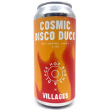 Villages x Hop Burns & Black Cosmic Disco Duck Dry Hopped Lager 4.5% (440ml can)-Hop Burns & Black