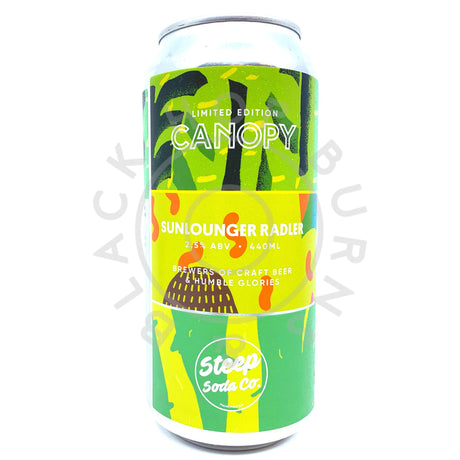 Canopy Sunlounger Radler 2.5% (440ml can)-Hop Burns & Black