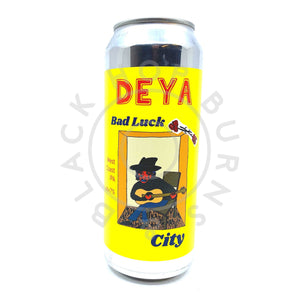 DEYA Bad Luck City West Coast IPA 7% (500ml can)-Hop Burns & Black