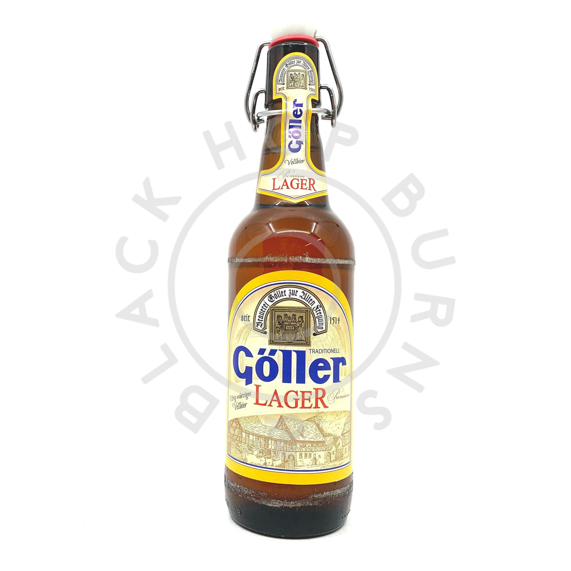 Goller Lager 4.9% (500ml)-Hop Burns & Black