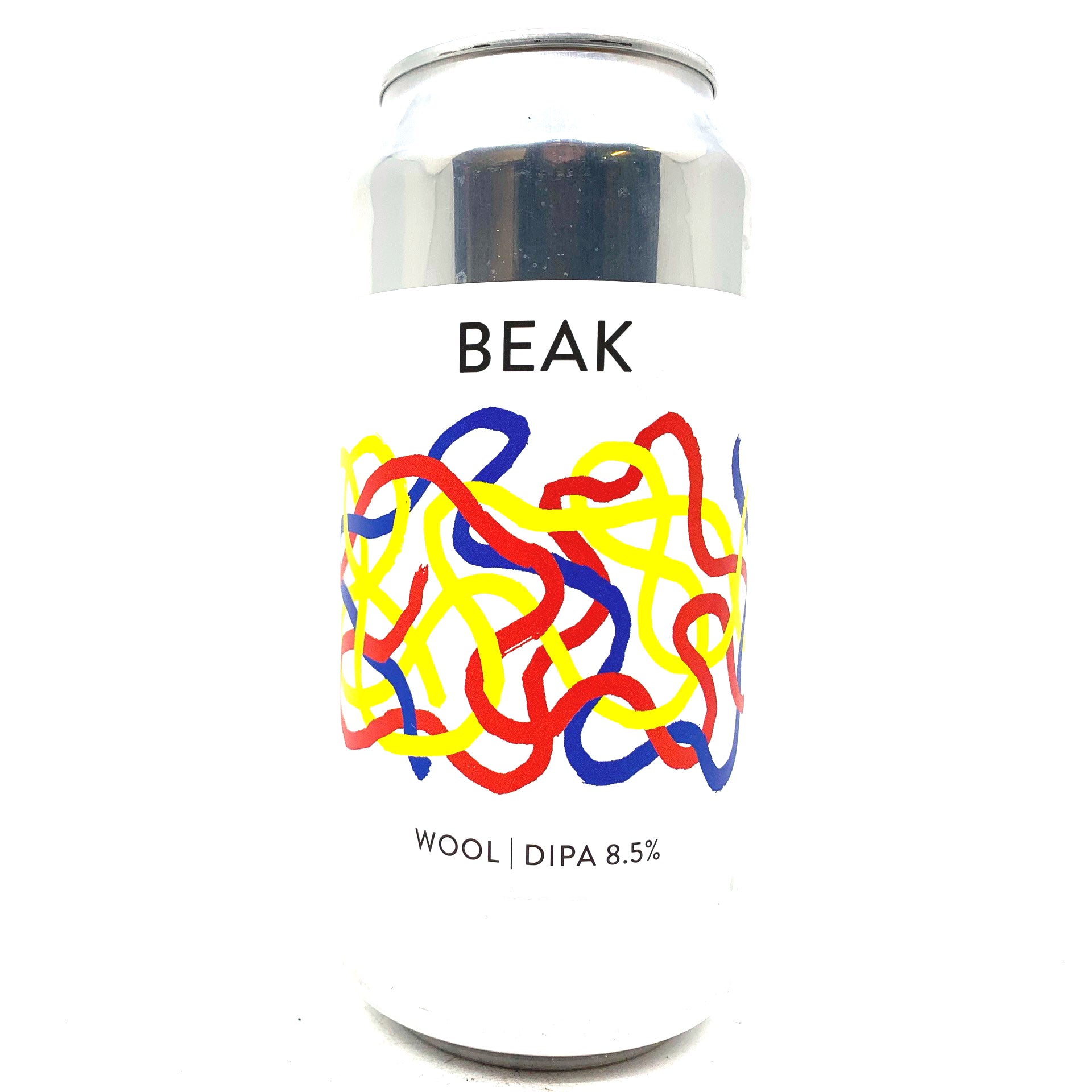 Beak Brewery Wool Double IPA 8.5% (440ml can)-Hop Burns & Black