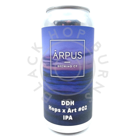Arpus Hops x Art #02 DDH IPA 6.8% (440ml can)-Hop Burns & Black