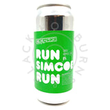 Neon Raptor Run Simcoe Run Double IPA 8% (440ml can)-Hop Burns & Black