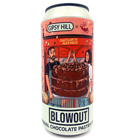 Gipsy Hill Blowout Imperial Chocolate Pastry Stout 10.5% (440ml can)-Hop Burns & Black