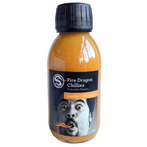 Fire Dragon Chillies Xtra Hot Chilli Sauce (125ml)-Hop Burns & Black