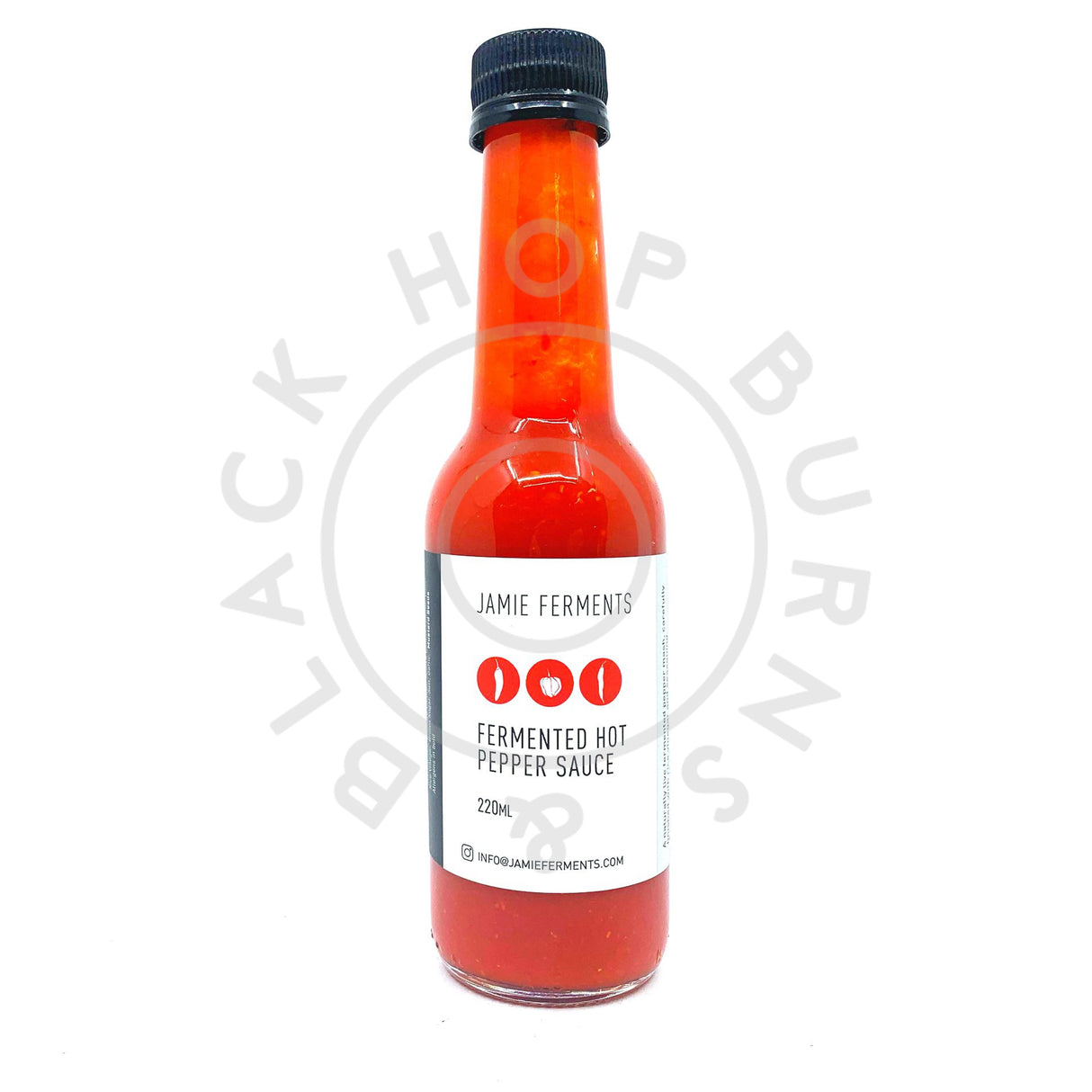 Jamie Ferments Fermented Hot Pepper Sauce (220ml)-Hop Burns & Black