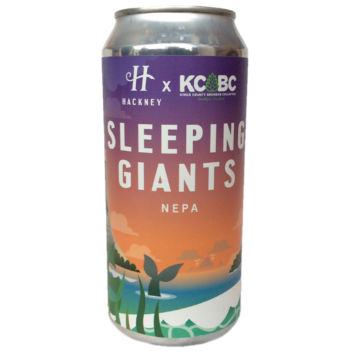 Hackney Brewery x KCBC Sleeping Giants NEPA 5% (440ml can)-Hop Burns & Black