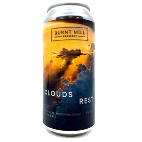 Burnt Mill Clouds Rest New England Pale Ale 5% (440ml can)-Hop Burns & Black