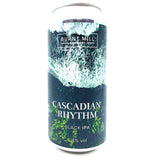 Burnt Mill Cascadian Rhythm Black IPA 6.4% (440ml can)-Hop Burns & Black