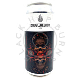By The River Brew Co Doubleheeder Double IPA 8% (440ml can)-Hop Burns & Black