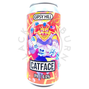 Gipsy Hill Catface IPA 6% (440ml can)-Hop Burns & Black