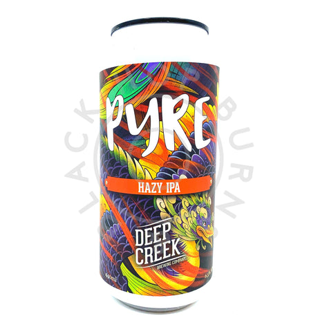 Deep Creek Brewing Co Pyre IPA 6.5% (440ml can)-Hop Burns & Black