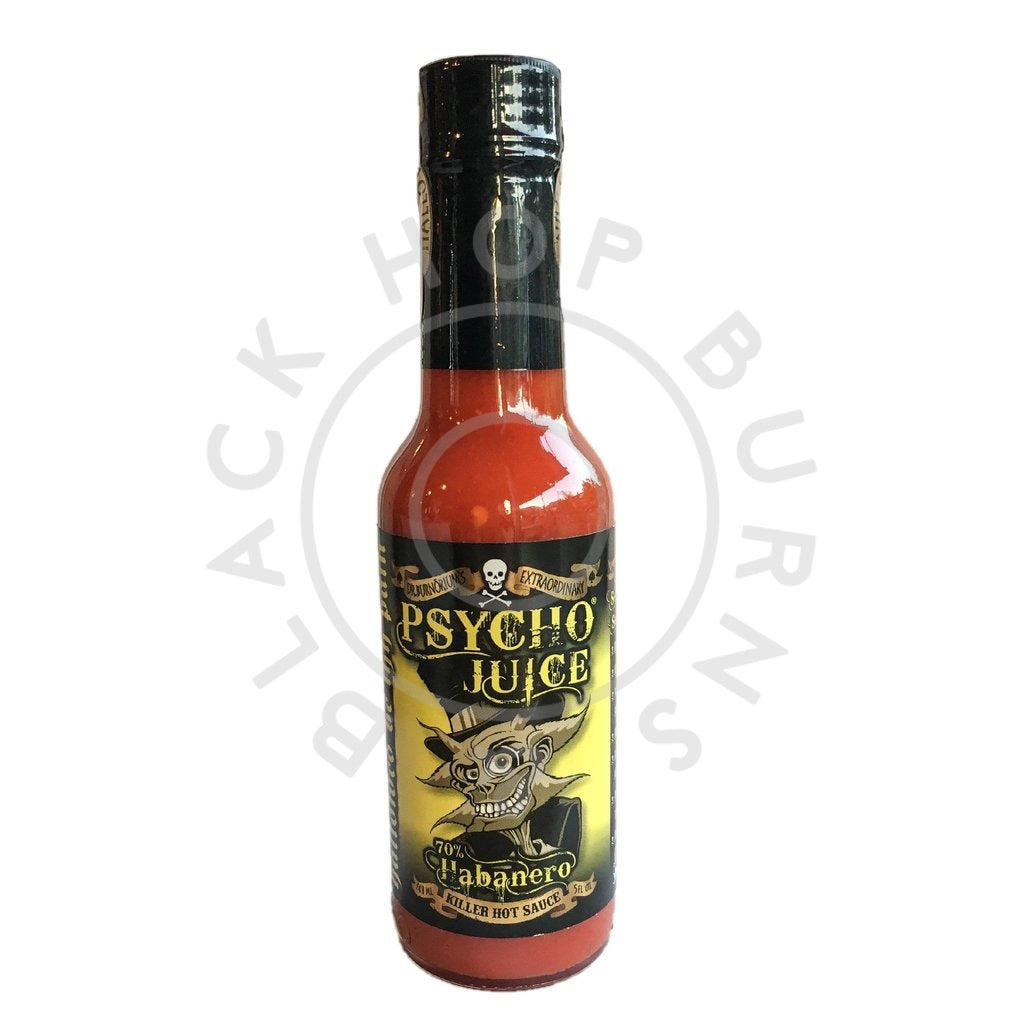 Psycho Juice 70% Habanero Sauce (148ml)-Hop Burns & Black