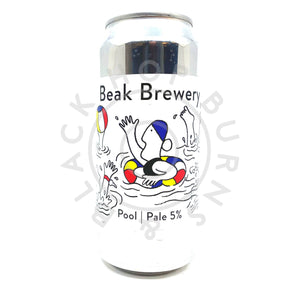 Beak Brewery Pool Pale Ale 5% (440ml can)-Hop Burns & Black