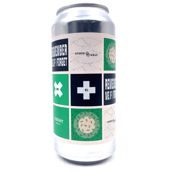 Verdant x Other Half Remember Me If I Forget Double IPA 8% (440ml can)-Hop Burns & Black