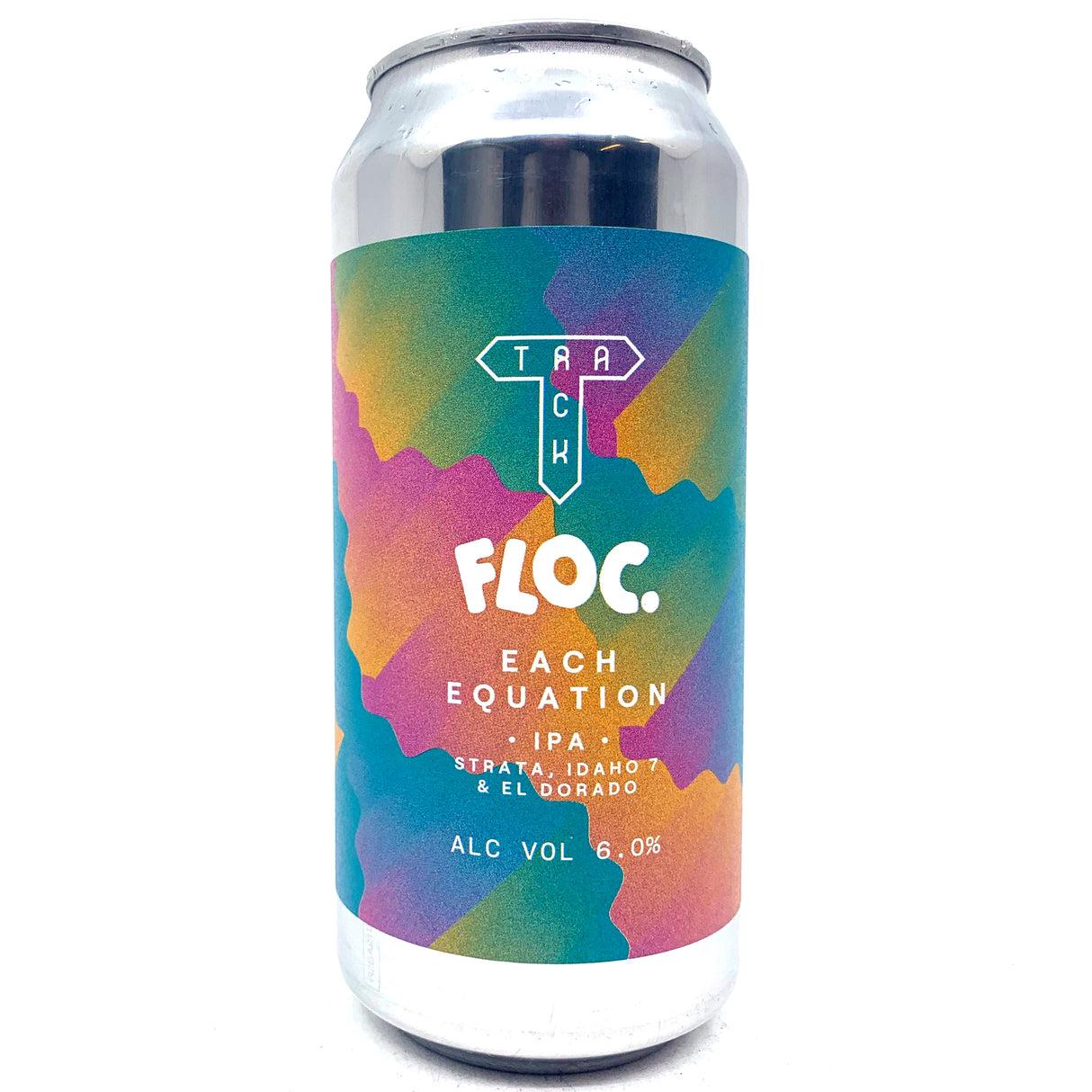 Track x Floc Each Equation IPA 6% (440ml can)-Hop Burns & Black