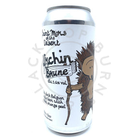 St Mars Of The Desert Urchin Brune Belgian Dark Ale 5.6% (440ml can)-Hop Burns & Black