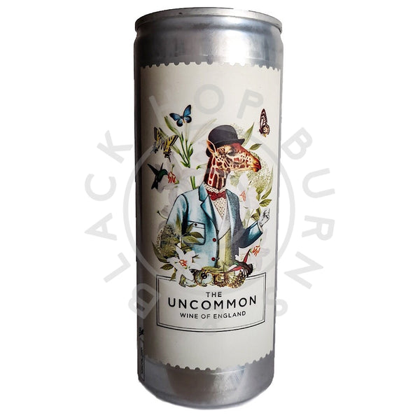 The Uncommon English Bubbly White Wine 2019 11.5% (250ml can)-Hop Burns & Black
