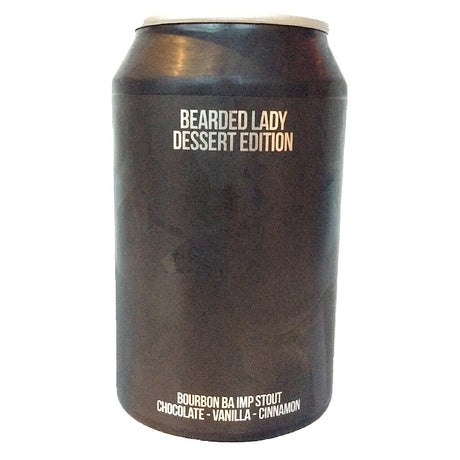 Magic Rock Bearded Lady Dessert Bourbon BA Imperial Stout 10.5% (330ml can)-Hop Burns & Black