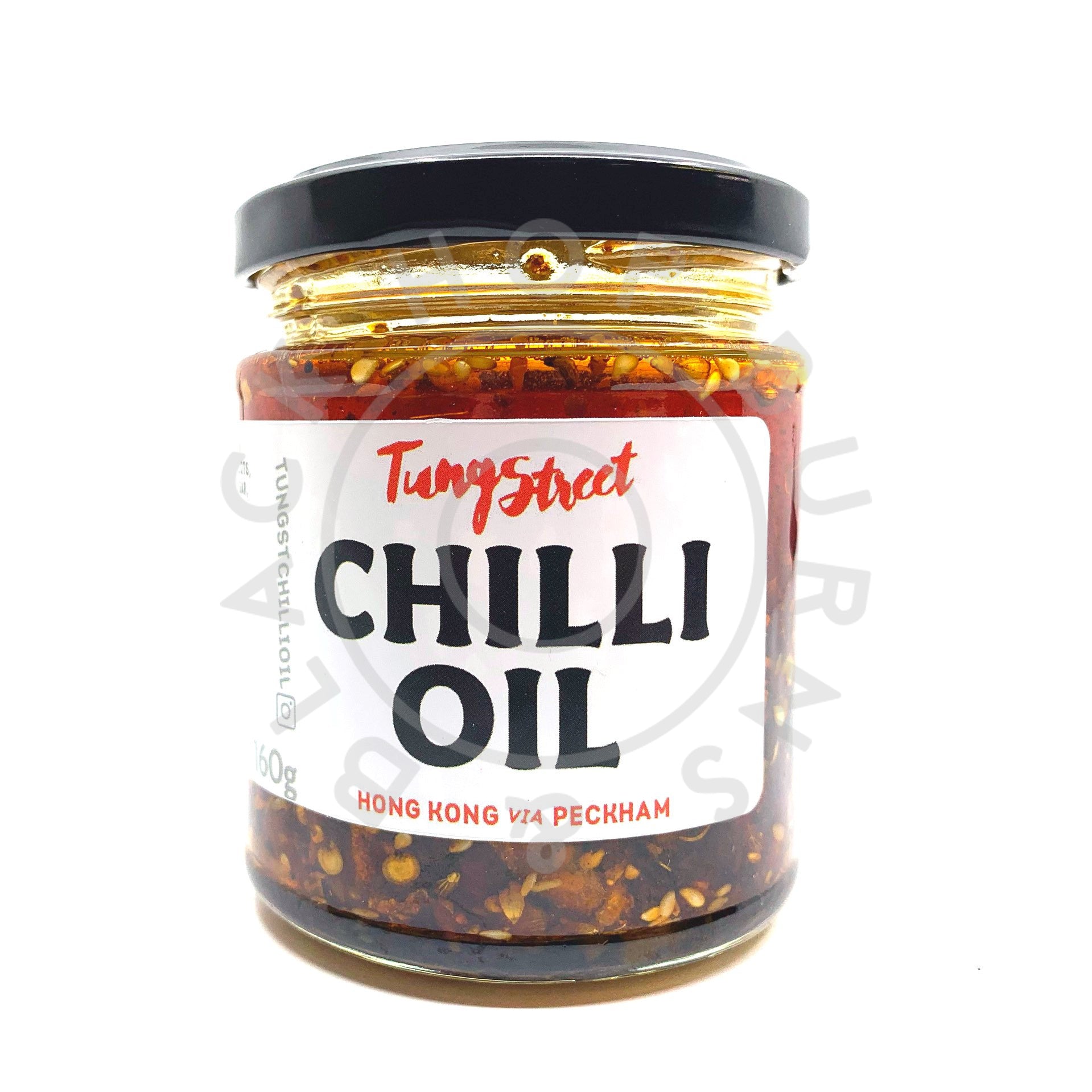 Tung Street Chilli Oil (160g)-Hop Burns & Black