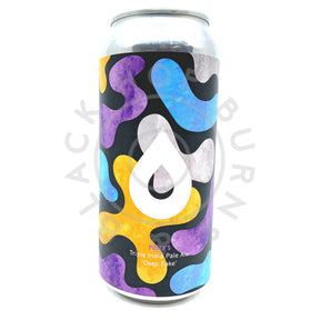 Polly's Brew Co Deep Fake Triple IPA 10% (440ml can)-Hop Burns & Black