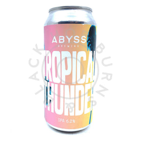 Abyss Brewing Tropical Thunder IPA 6.2% (440ml can)-Hop Burns & Black