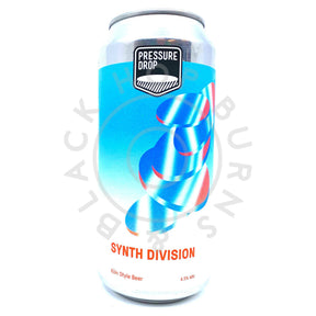 Pressure Drop Synth Division Köln Style Lager 4.5% (440ml can)-Hop Burns & Black