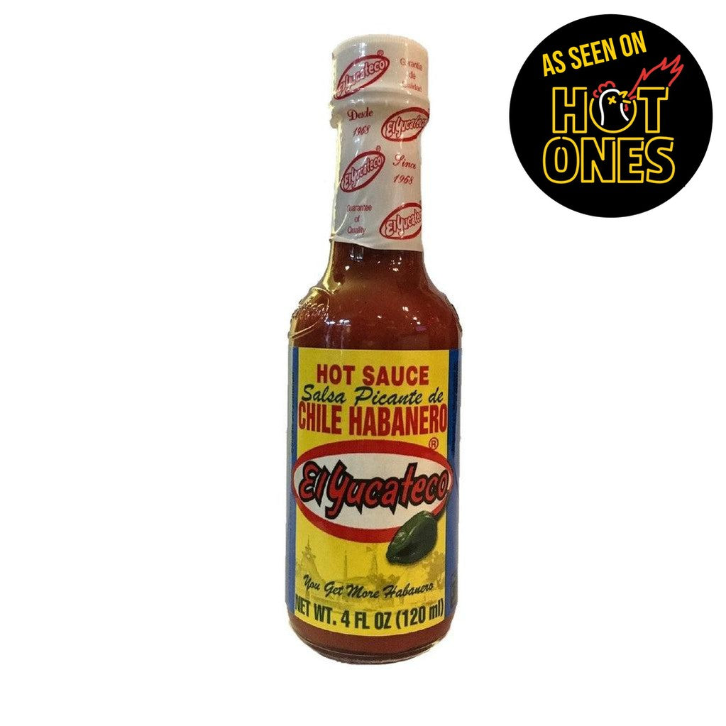 El Yucateco Habanero Red Hot Sauce (120ml)-Hop Burns & Black