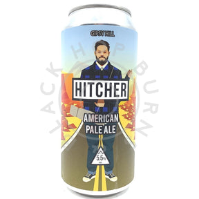 Gipsy Hill Hitcher American Pale Ale 5.5% (440ml can)-Hop Burns & Black