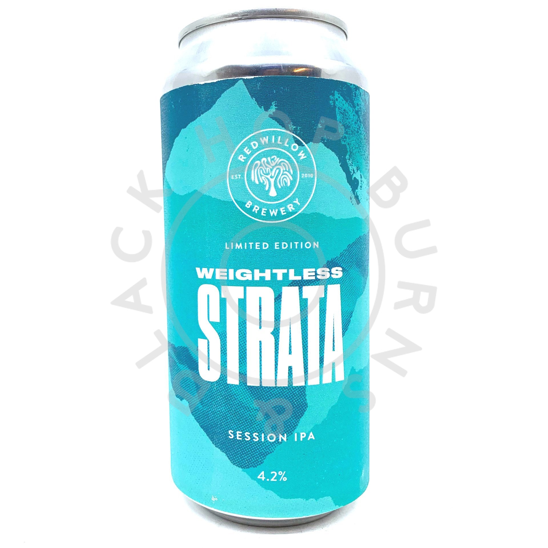 Redwillow Weightless Strata Session IPA 4.2% (440ml can)-Hop Burns & Black