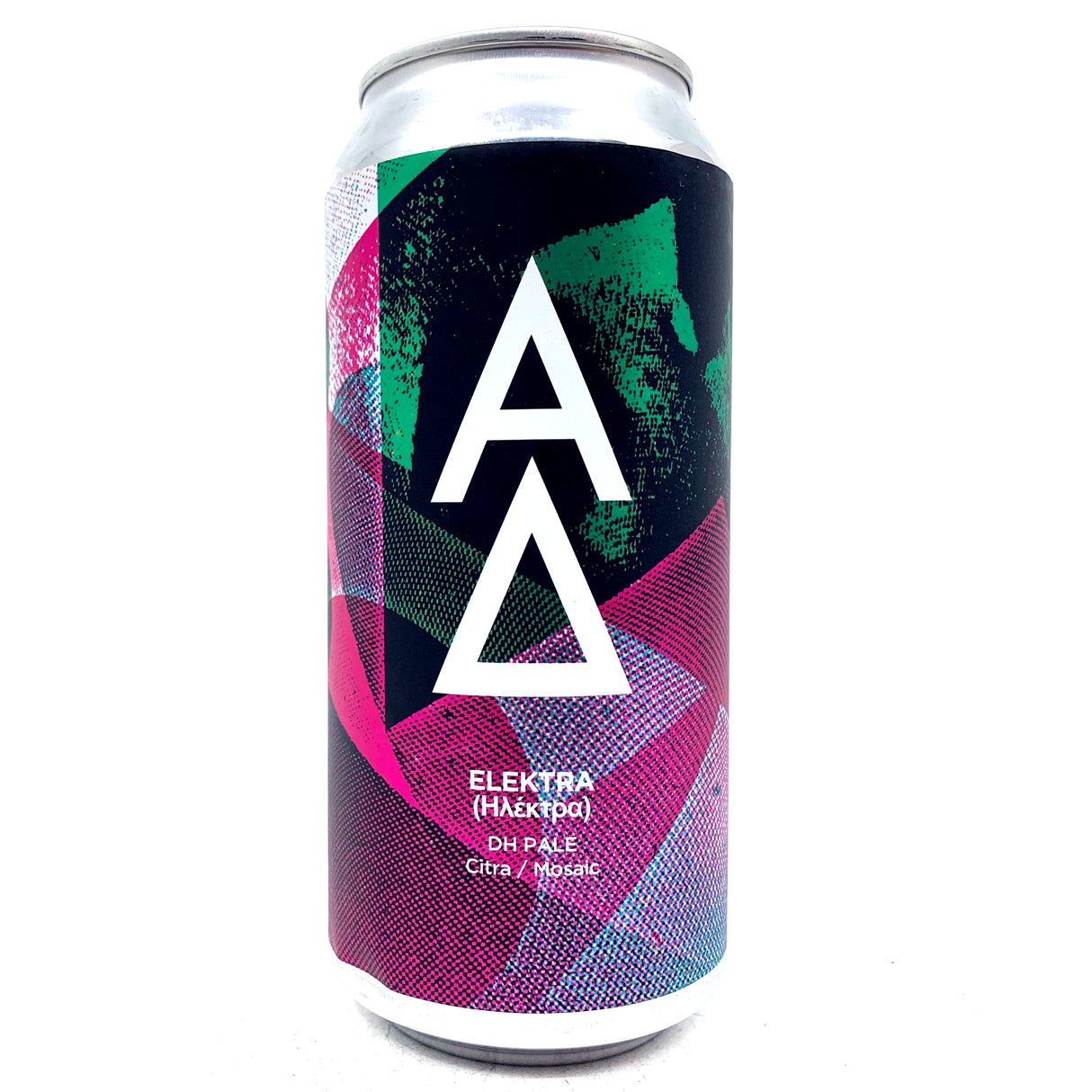 Alpha Delta Elektra Dry Hopped Pale Ale 4.7% (440ml can)-Hop Burns & Black