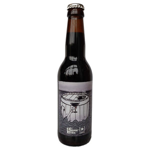 Lervig x Hoppin' Frog Sippin' Into Darkness Bourbon Barrel Aged Imperial Stout 12% (330ml)-Hop Burns & Black