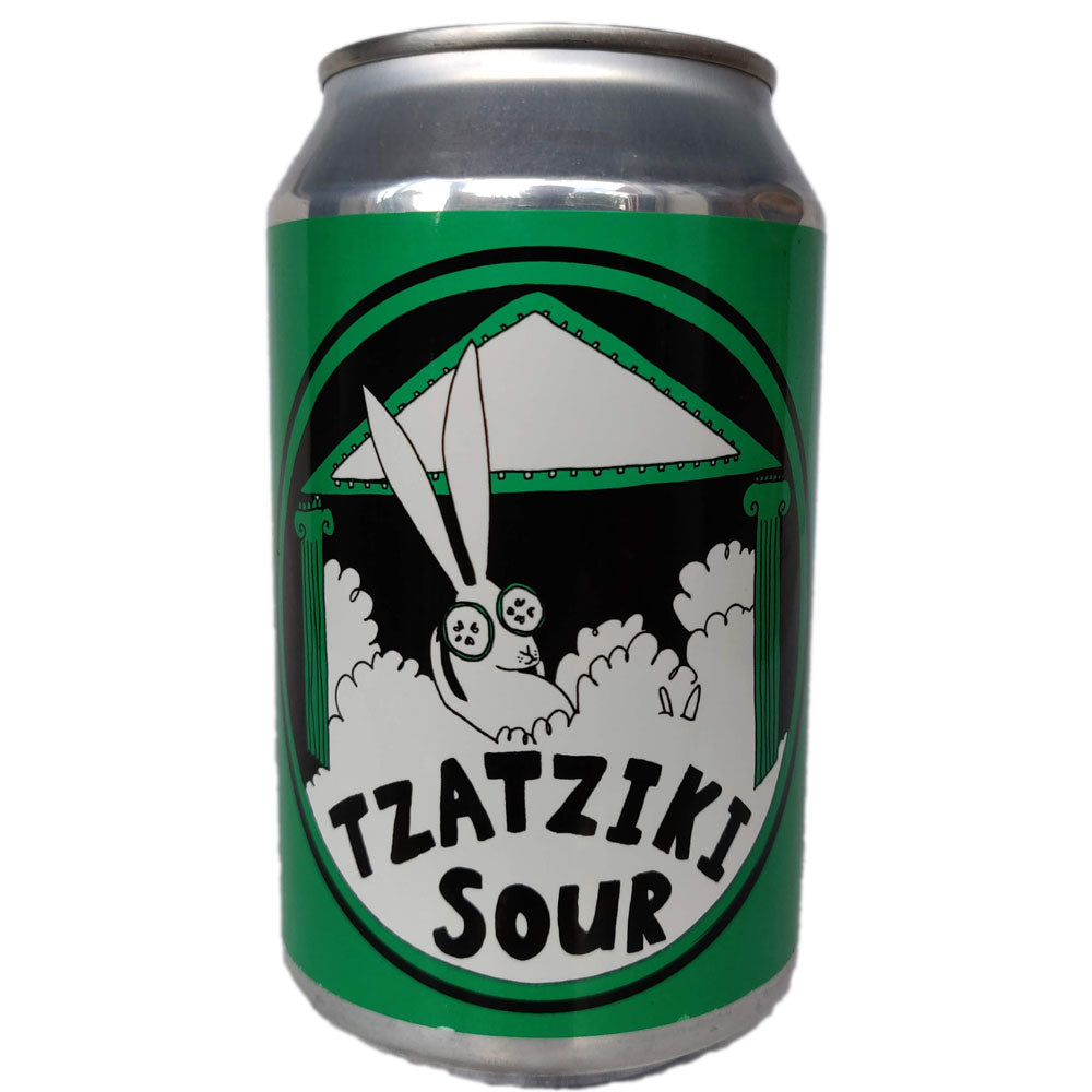 Mad Hatter Tzatziki Sour 4.5% (330ml can)-Hop Burns & Black