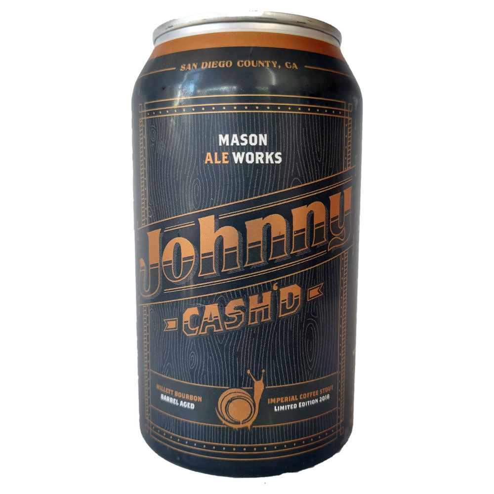 Mason Ale Works Johnny Cash'd Imperial Stout 12% (473ml can)-Hop Burns & Black