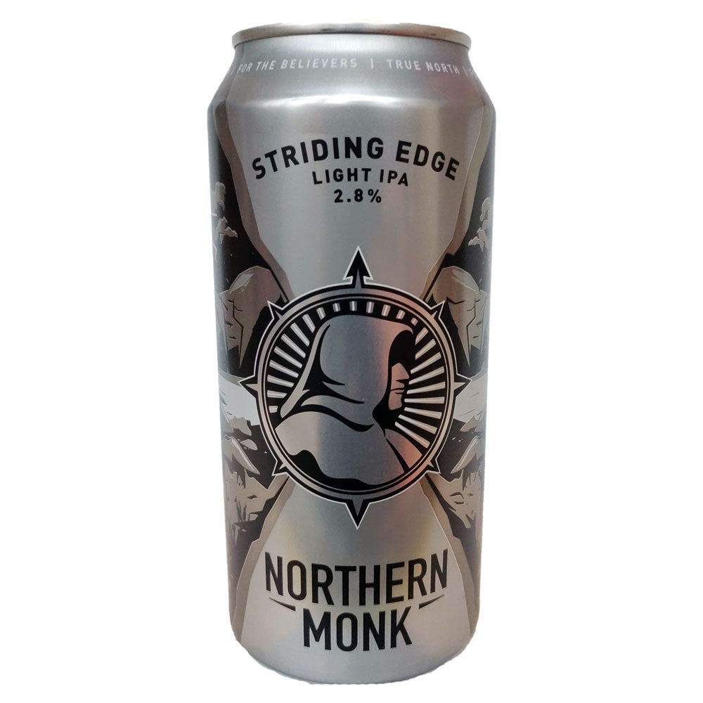 Northern Monk Striding Edge Micro IPA 2.8% (440ml can)-Hop Burns & Black