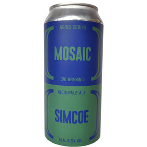 O/O Mosaic Simcoe IPA 6.5% (440ml can)-Hop Burns & Black