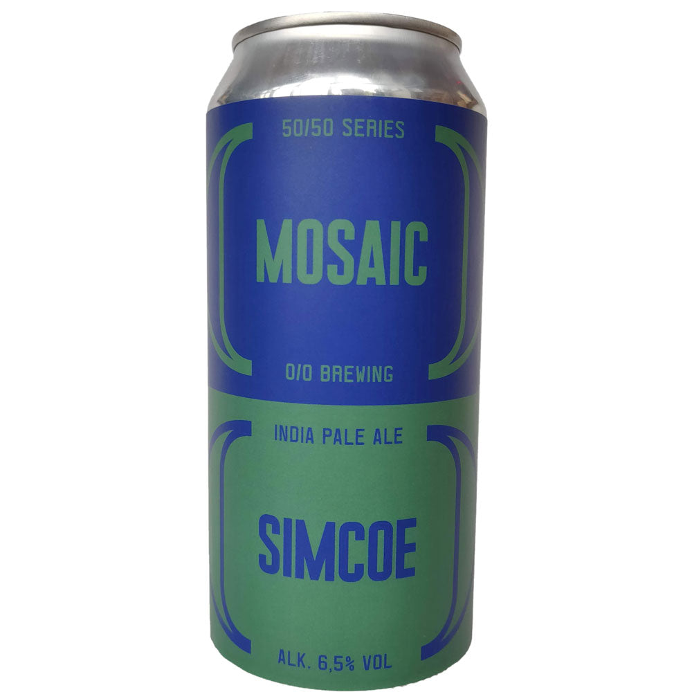 O/O Mosaic Simcoe IPA 6.5% (440ml can)-Hop Burns & Black