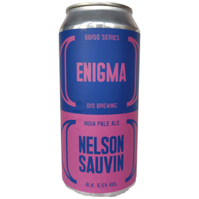 O/O 50/50 Enigma & Nelson Sauvin IPA 6.5% (440ml can)-Hop Burns & Black