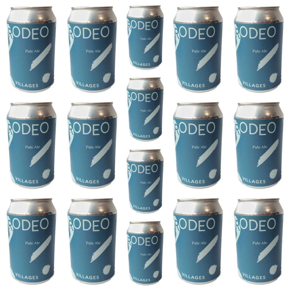 Villages Rodeo Pale Ale 4.6% CASE (24 x 330ml cans)-Hop Burns & Black