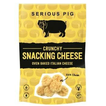 Serious Pig Crunchy Snacking Cheese (24g)-Hop Burns & Black