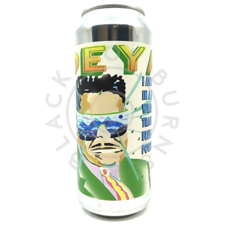 DEYA I Am Locked Away In A High-Tech Wraparound Translucent, Blue Tinted Fortress Sour IPA 6% (500ml can)-Hop Burns & Black