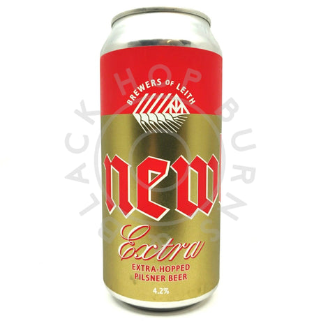 Newbarns Extra Hopped Pilsner Beer 4.2% (440ml can)-Hop Burns & Black