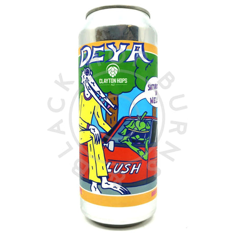 DEYA Saturated in Nelson DIPA 8% (500ml can)-Hop Burns & Black
