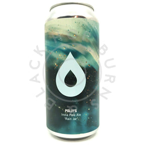 Polly's Brew Co Rain Jar IPA 6% (440ml can)-Hop Burns & Black