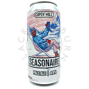 Gipsy Hill Seasonaire Pale Ale 4.8% (440ml can)-Hop Burns & Black